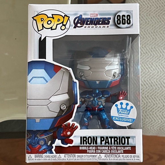 Funko Other - Funko Pop! Vinyl Marvel Iron Patriot Funko Shop Exclusive!